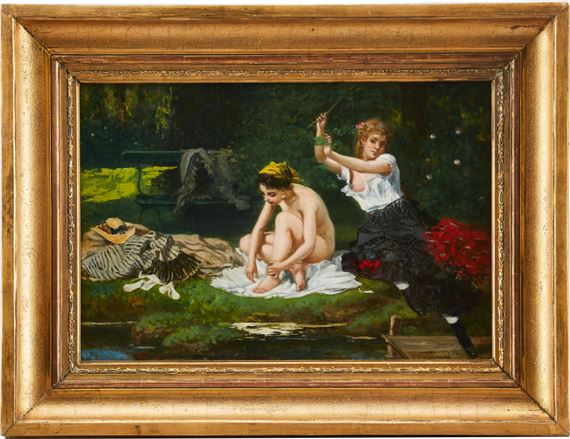 Baderskor (Le Baigneuse) by Swedish School, 19th Century, 1800