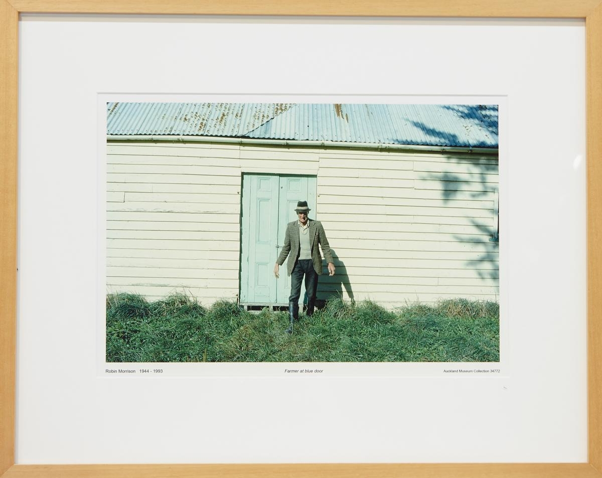 Farmer at Blue Door by Robin Morrison