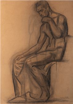 Estudio para el pensador - Aurelio Bibiano de Arteta y Errasti