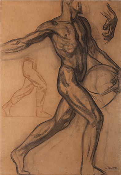 Estudio para el sembrador by Aurelio Bibiano de Arteta y Errasti