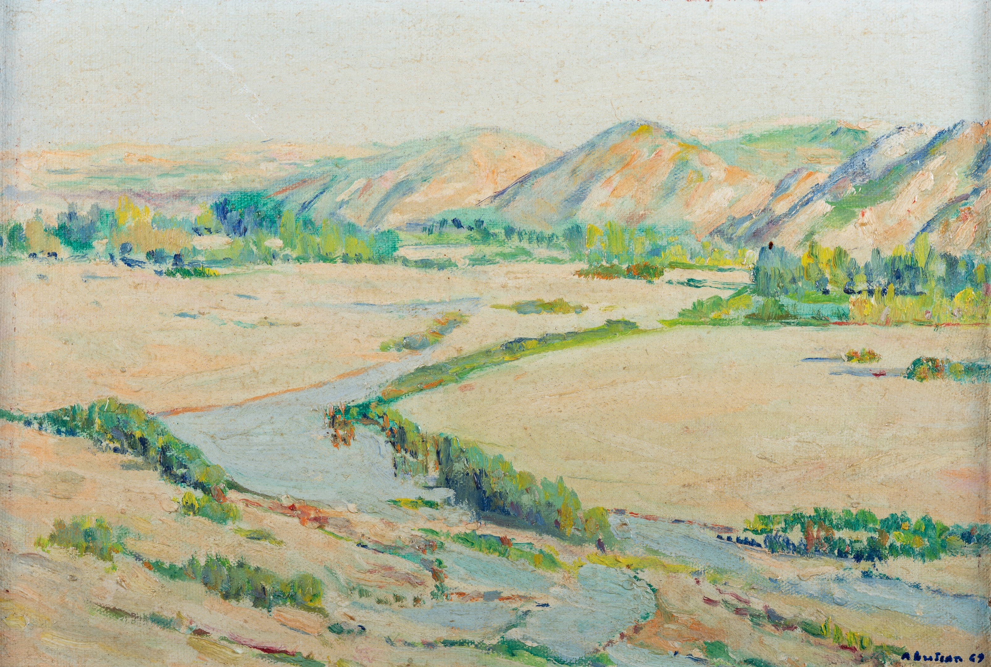 Artwork by Antonio Butrón, Paisaje, Made of oil on panel