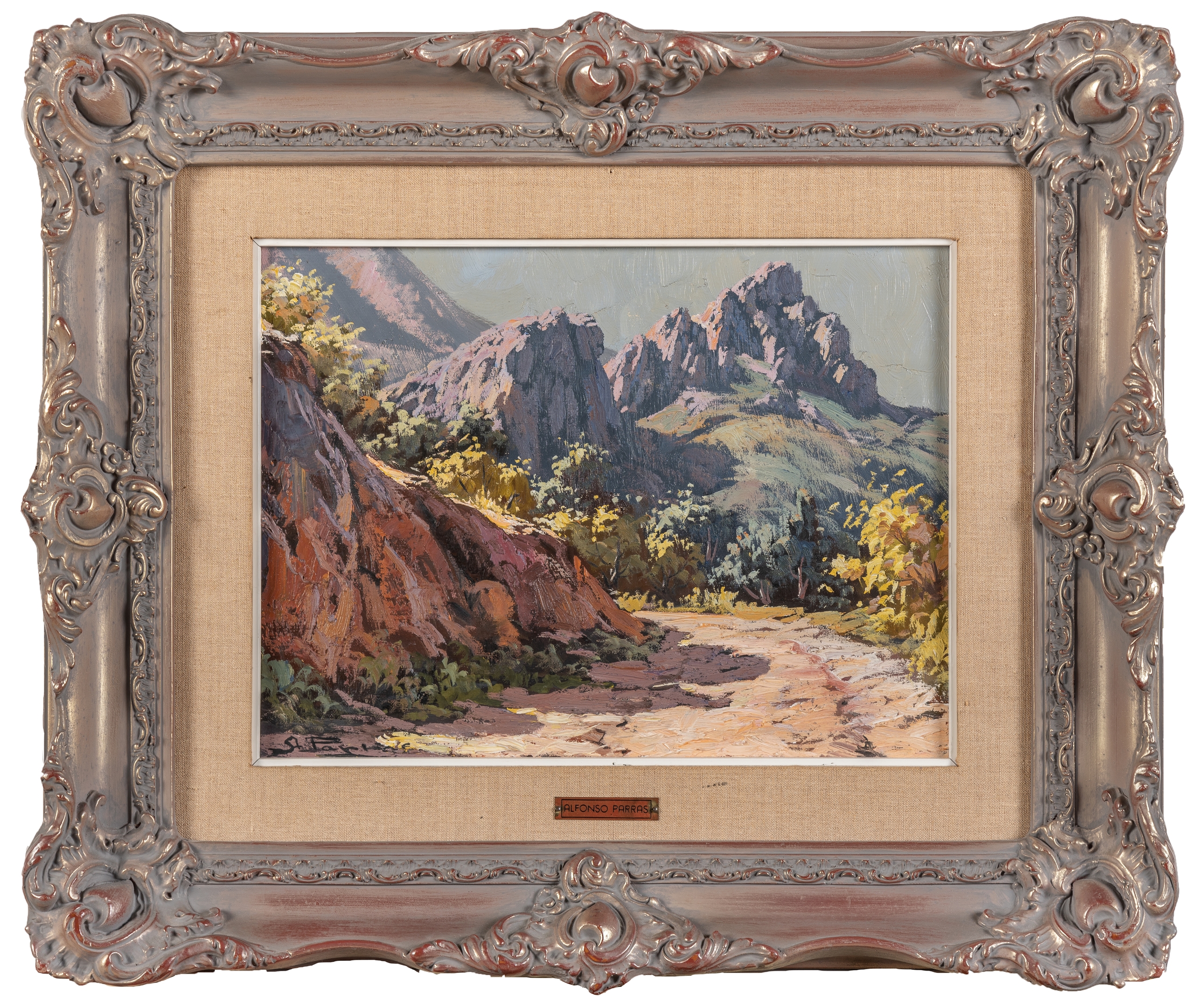 Artwork by Alfonso Parras Vílchez, Paisaje natural, Made of oil on canvas