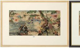 Scènes de la guerre sino-japonaise - Hasegawa Suminosuke