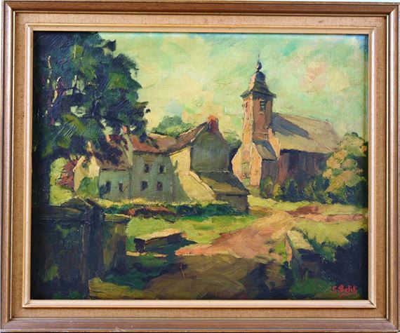 Village of Tavier by Georges Petit, 1958