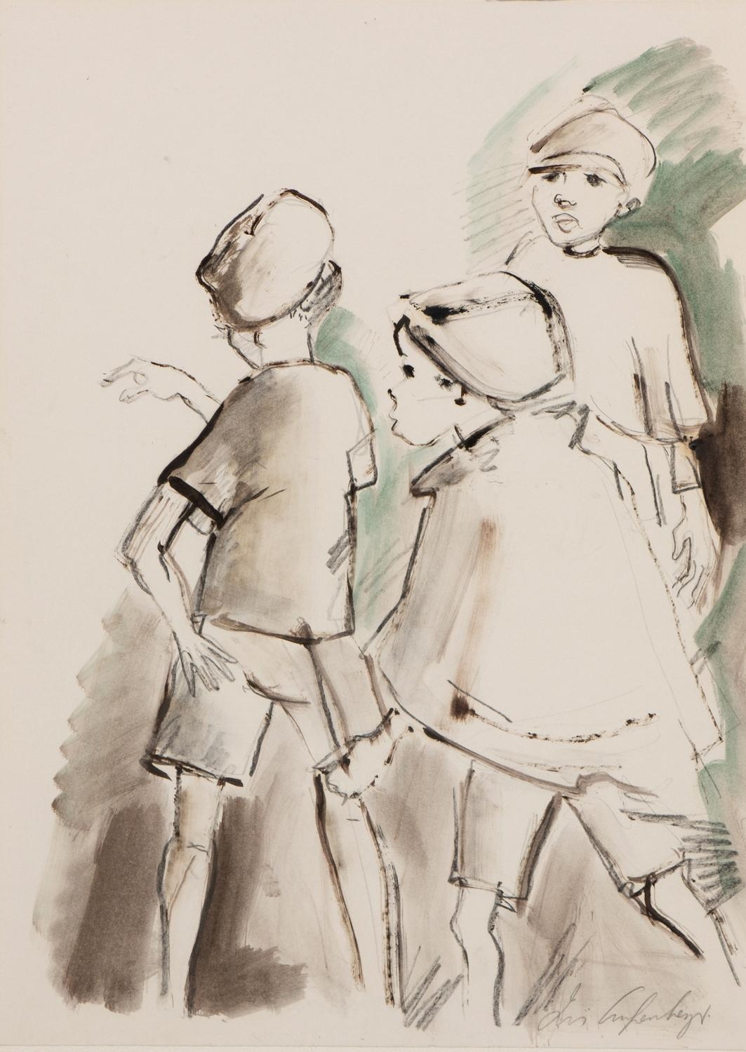 Iris Ampenberger Children playing MutualArt