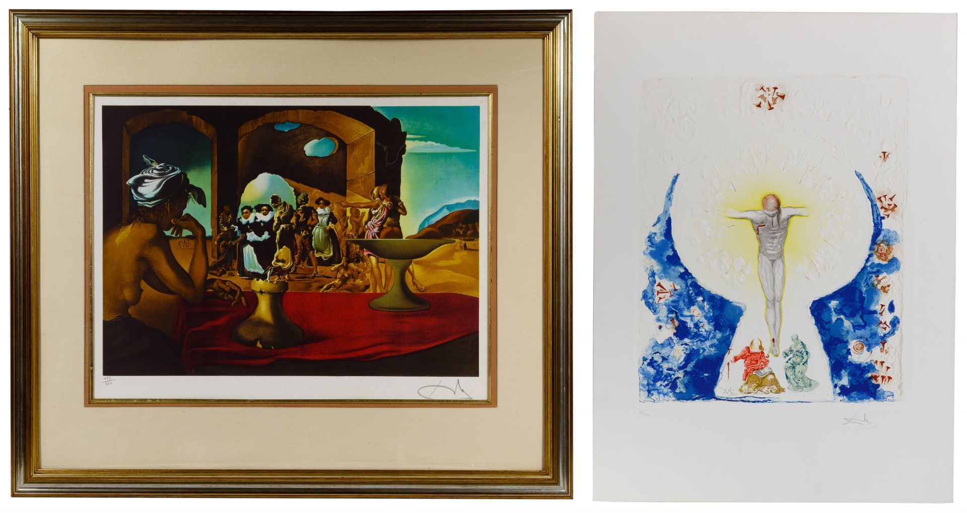 Salvador Dalí Slave Market with the Disappearing Bust of Voltaire; L