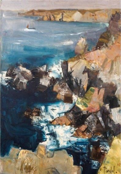 Landscape in Brittany by Michel Pandel