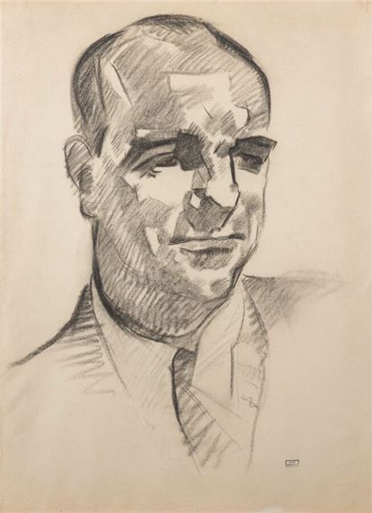 Portrait of a man by Emmanuel Gondouin