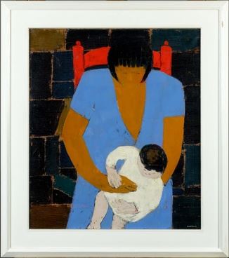 Mère et enfant by Jean Oosterlynck