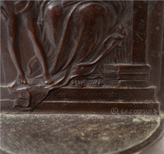 Edwin E. Codman | A Pair of Bronze Bookends | MutualArt
