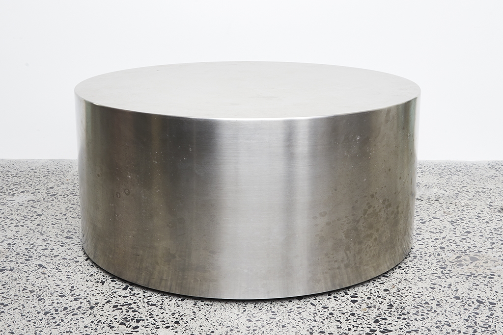 Steel Drum Coffee Table / Style Your Living Room With A Drum Coffee Table / Celaya solid wood drum coffee table.
