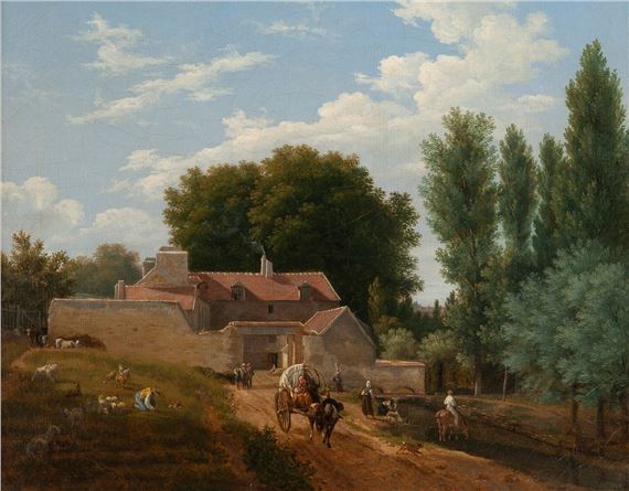 Paris, Le Moulin des Prés à la Glacière by Louis Auguste Gérard, Jean Francois Demay, 1820