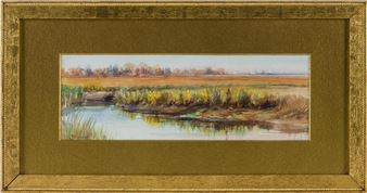 Marsh scene. - Louisa Merritt