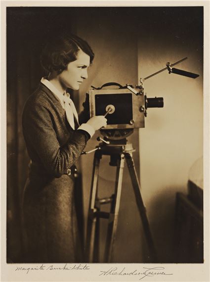 Margaret Bourke-White with camera. by H. Richardson Cremer, Circa 1935