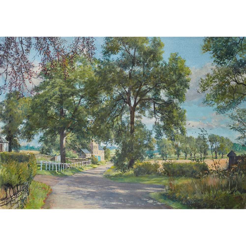 Artwork by James McIntosh Patrick‏, LUNDY MILL, ANGUS, Made of watercolour