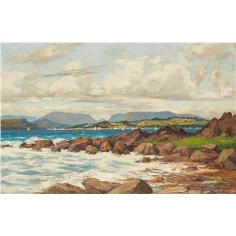 LOOKING OVER TO MILLPORT FROM PORTENCROSS - Andrew Healey Hislop