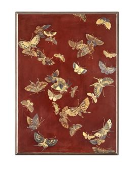 A fine lacquer suzuribako (writing box) - Shoryusai