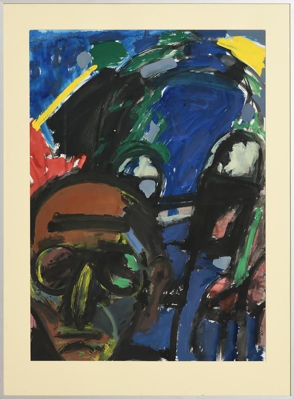Artwork by Michael Kane, Canal Bank Walk II, Made of oil on paper