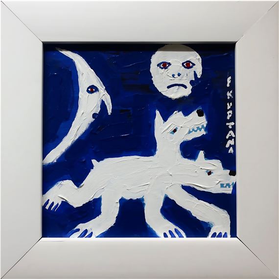 UNTITLED (MIDNIGHT PROWLER) by Floyd Kuptana