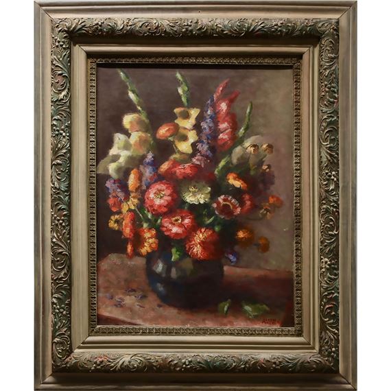 UNTITLED (FLORAL STILL LIFE) by Aleen Aked