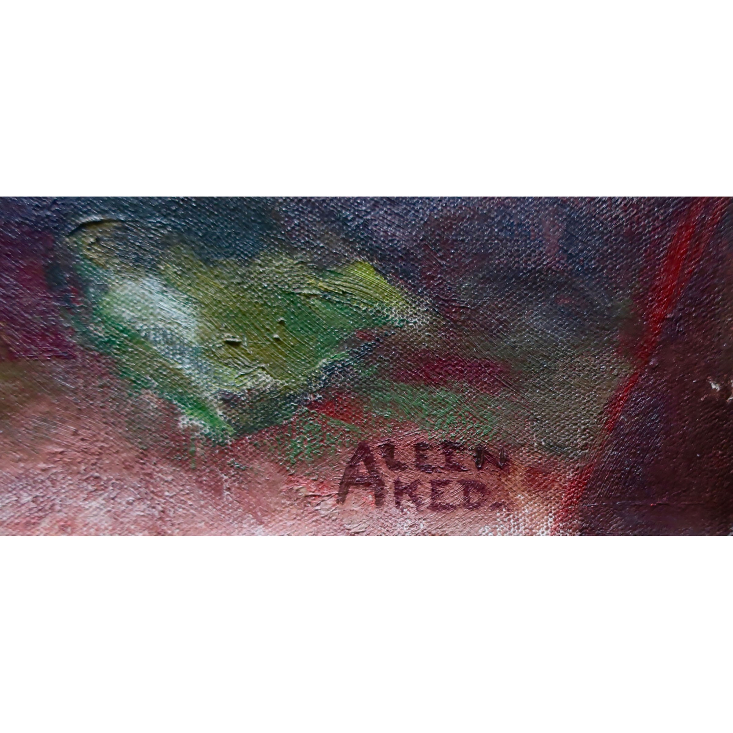 Artwork by Aleen Aked, UNTITLED (FLORAL STILL LIFE), Made of OIL ON CANVAS