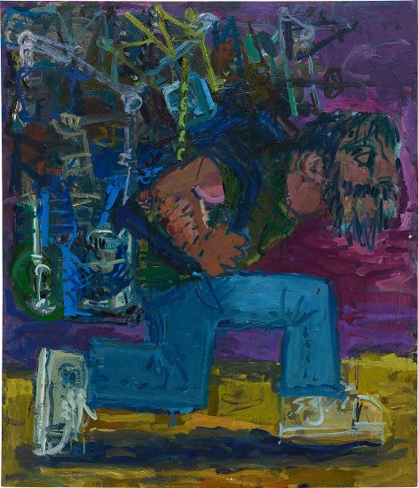 Toddy as Sisyphus by Todd Bienvenu, Painted in 2015