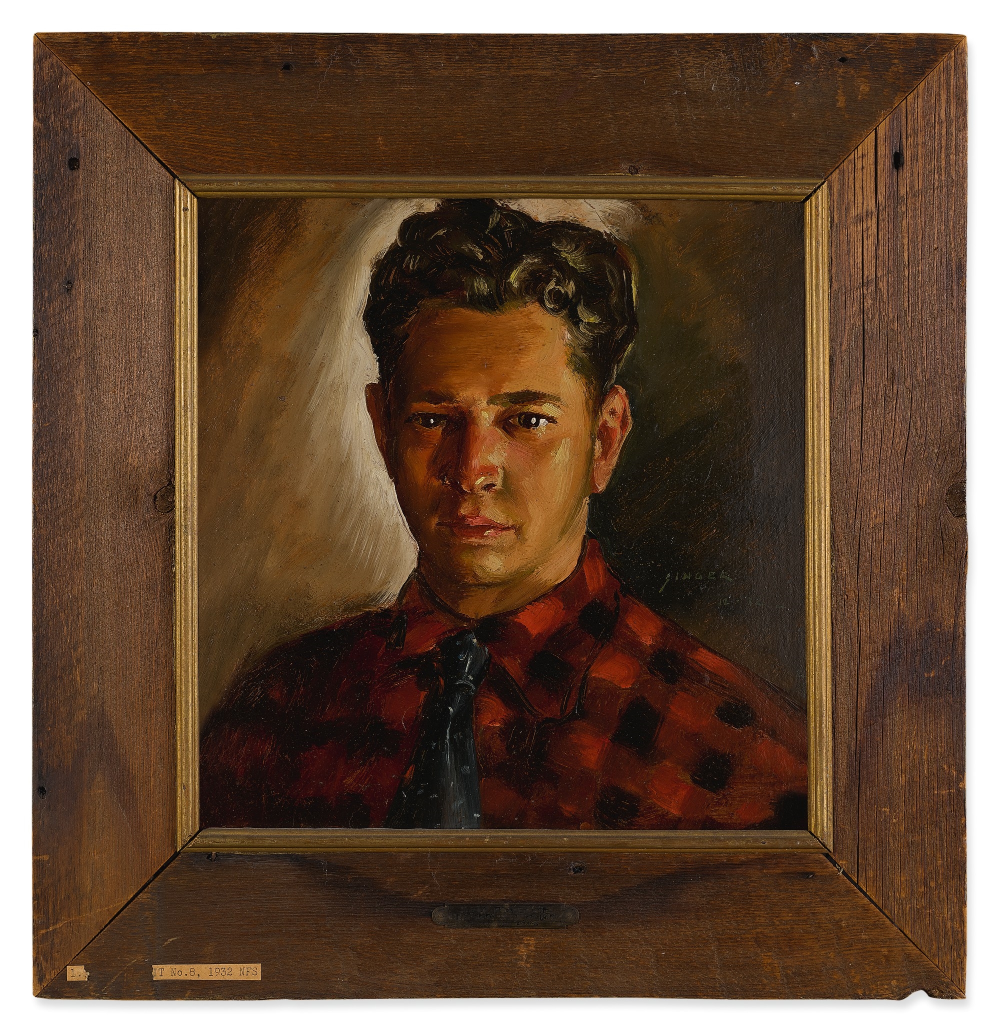 Clyde Singer | Self-Portrait (32) | MutualArt