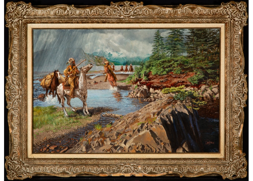 Artwork by Paul Anna Soik, The Storm is Coming, Made of Oil on canvas