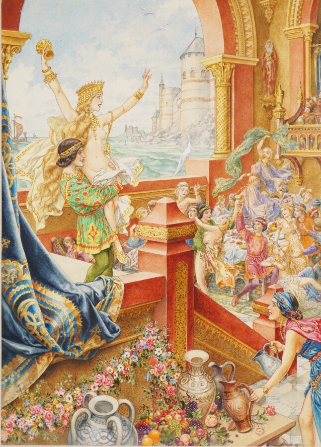 Luxure et festin au Moyen-Âge by Chéri Hérouard