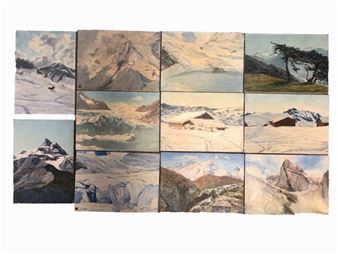 Paysages de montagne - Paul d'Hauteville