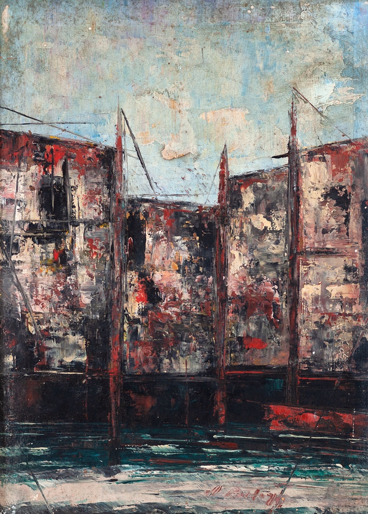 Artwork by José Paulo M. da Fonseca, Untitled, Made of oil on wood