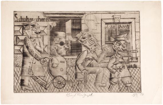 Kriegskrüppel (K. 6) by Otto Dix, 1920