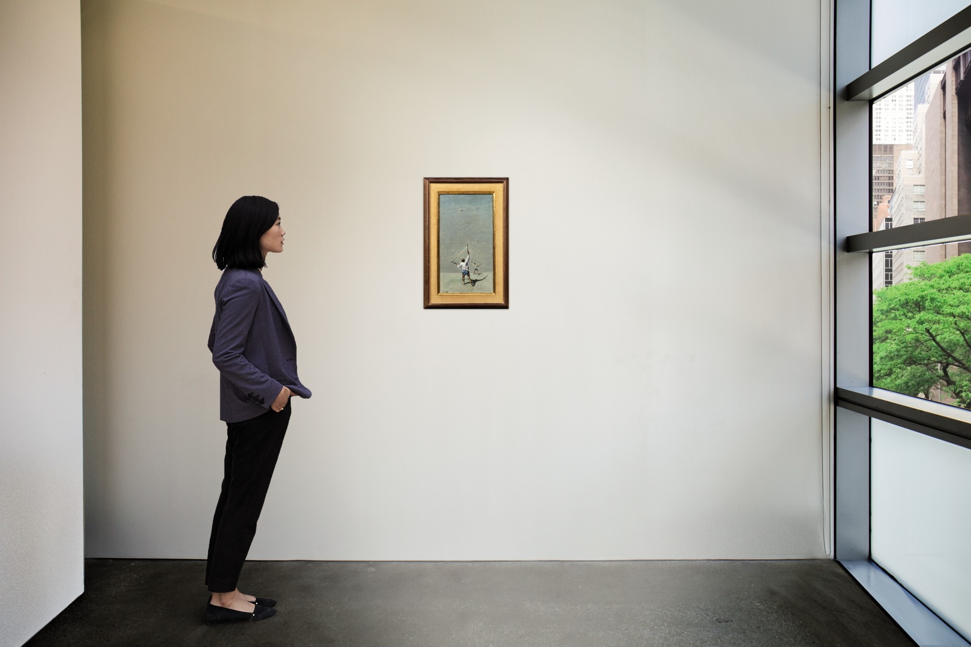 Artwork by Leonid Berman, Diabolo Players, Made of oil on canvas