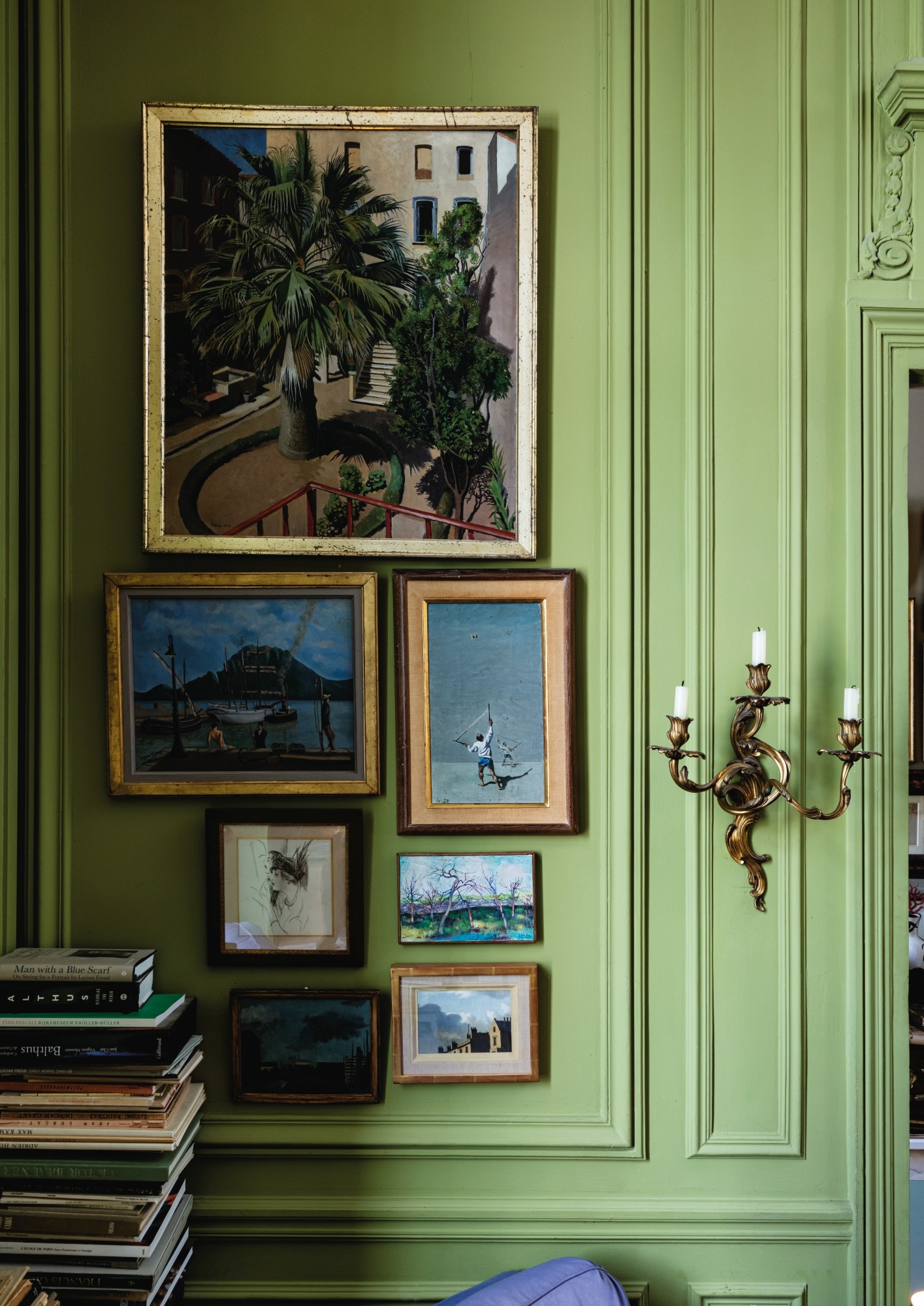 Artwork by Leonid Berman, Diabolo Players, Made of oil on canvas