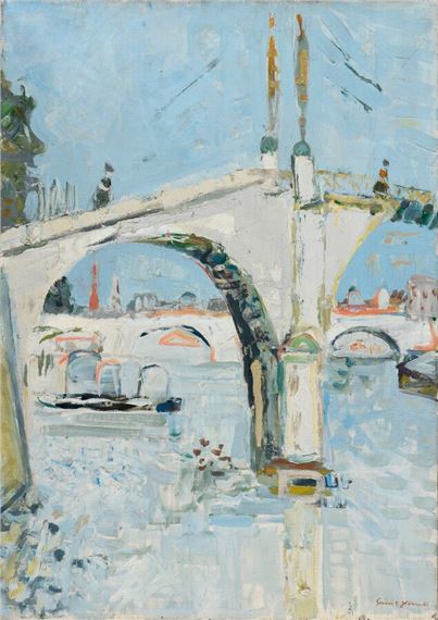 La passerelle by Marcel Saint-Jean, 1961