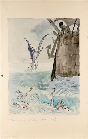 The very deep did rot by Patrick Procktor