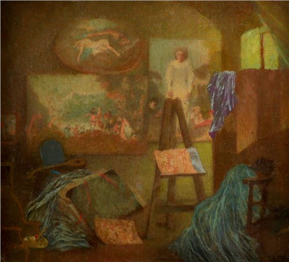 Hommage to Watteau by Lucien Lévy-Dhurmer