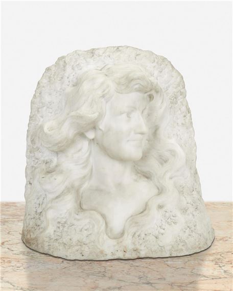 Bust of a female by Etienne Lenhoir