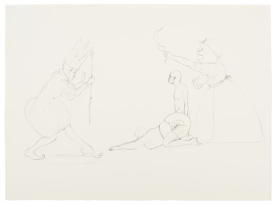 Untitled (Nigger King and His Followers) by Kara Walker, 2005, Executed in 2005