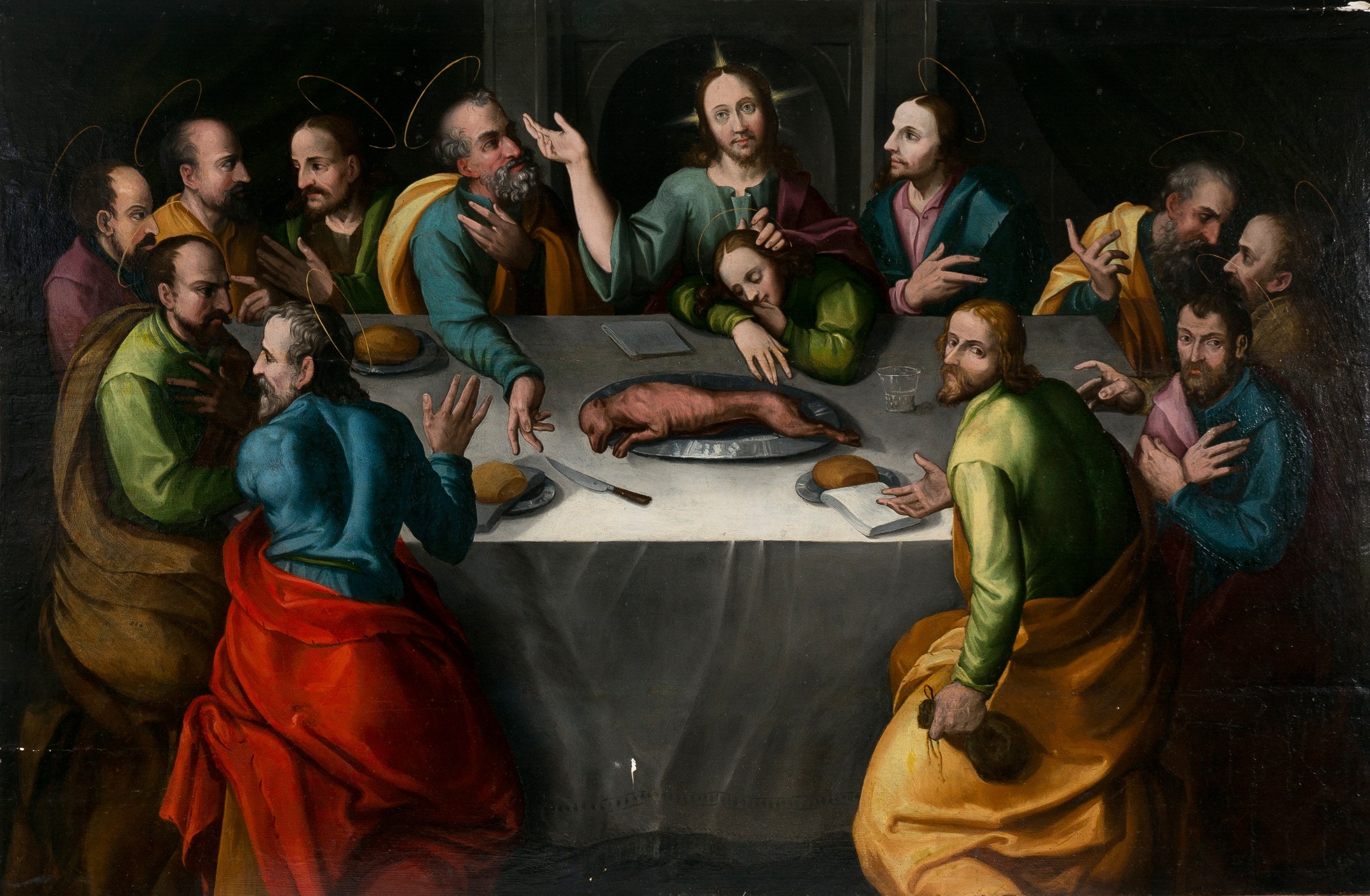 Spanish Colonial School, 17th Century | The Last Supper | MutualArt