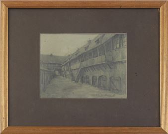 ¨Der Visculenhof in Lüneburg¨ - Max Stobbe