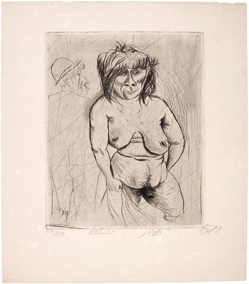 Vohse (K. 22II) by Otto Dix, 1922