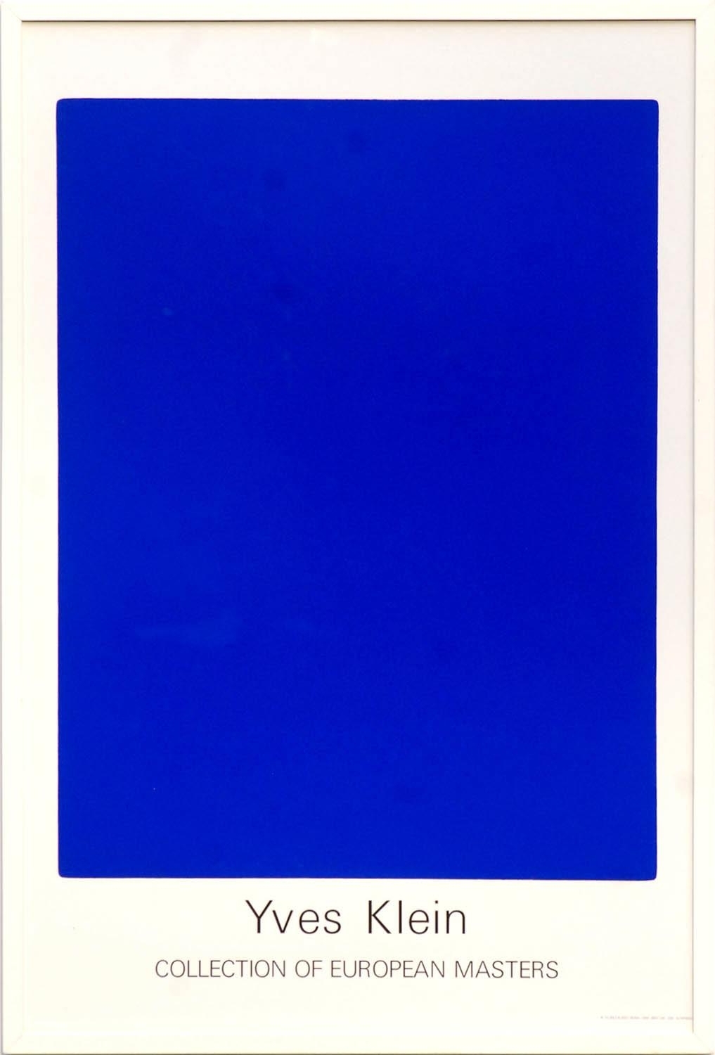 Artwork by Yves Klein, 'Blue', Made of poster