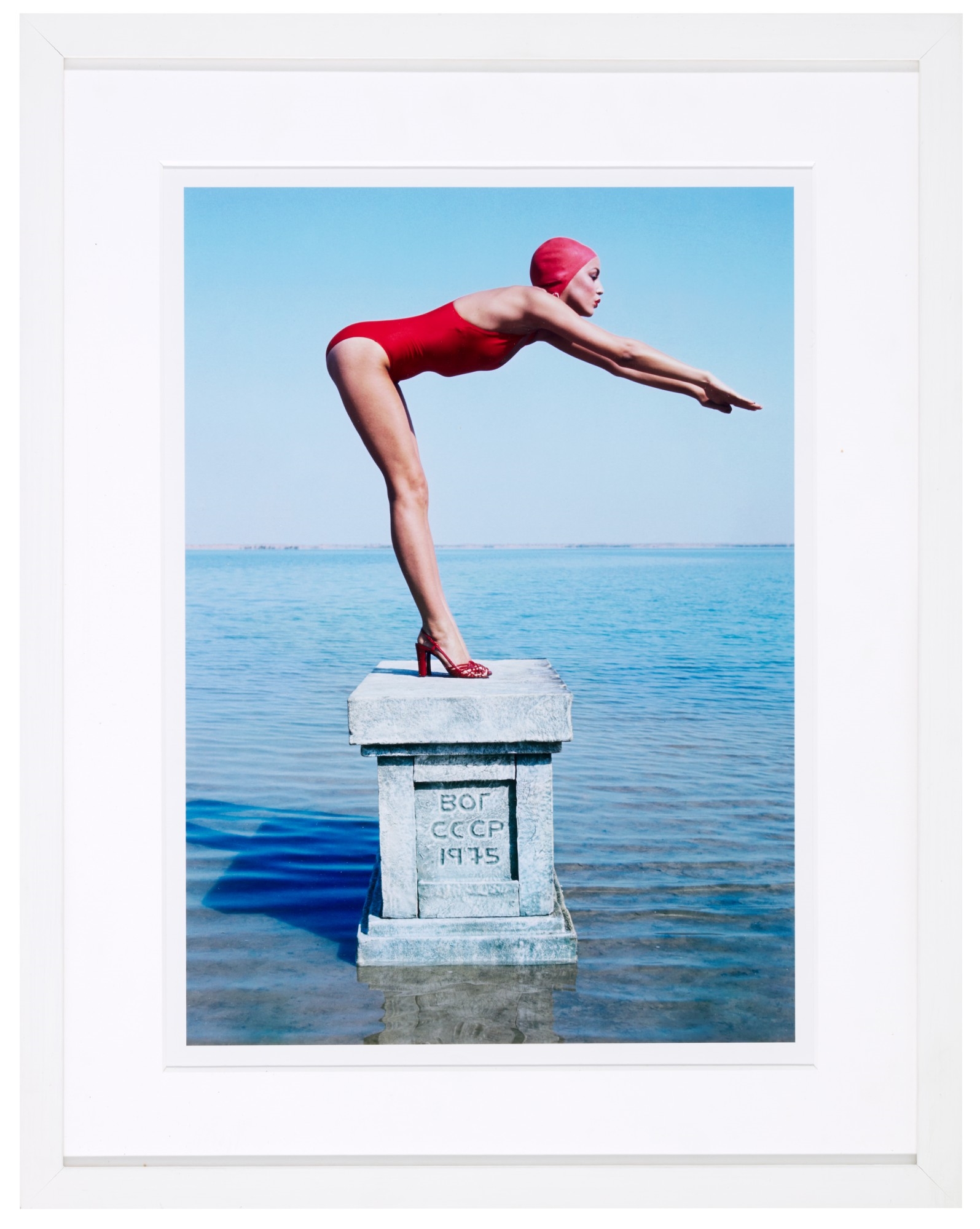 Artwork by Norman Parkinson, Jerry Hall, Russia, Vogue (Diptych), Made of chromogenic prints