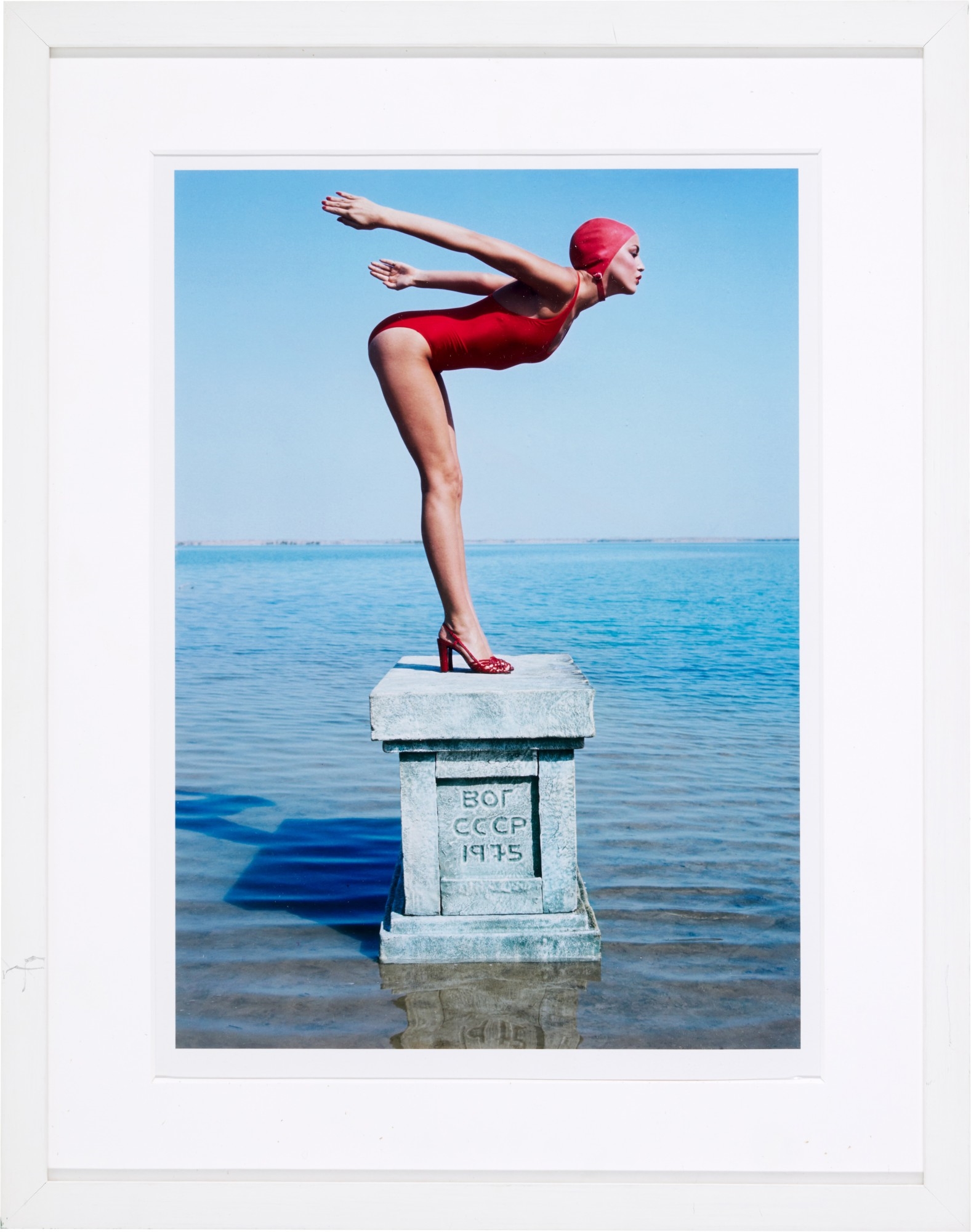 Artwork by Norman Parkinson, Jerry Hall, Russia, Vogue (Diptych), Made of chromogenic prints