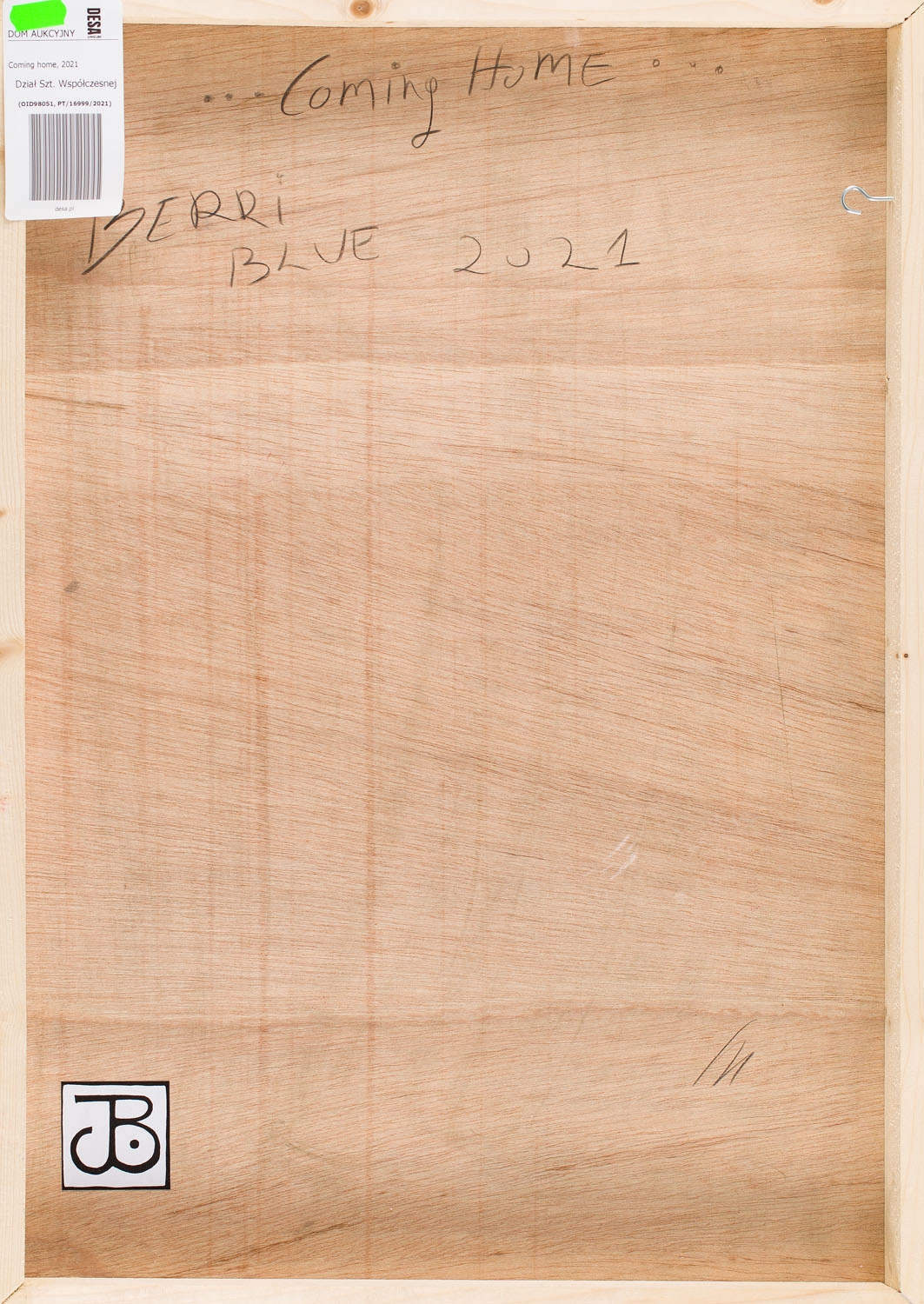 Artwork by Berriblue, "Coming Home", Made of acrylic, pastel/board