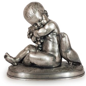 « Putto aux pampres et à l’oiseau » - Lucienne Heuvelmans