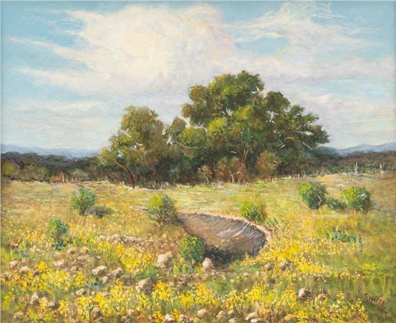 Yellow Field by Carl Thomas Hoppe