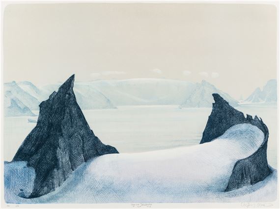 Utsyn mot Jøkulkyrkja by Vebjørn Sand