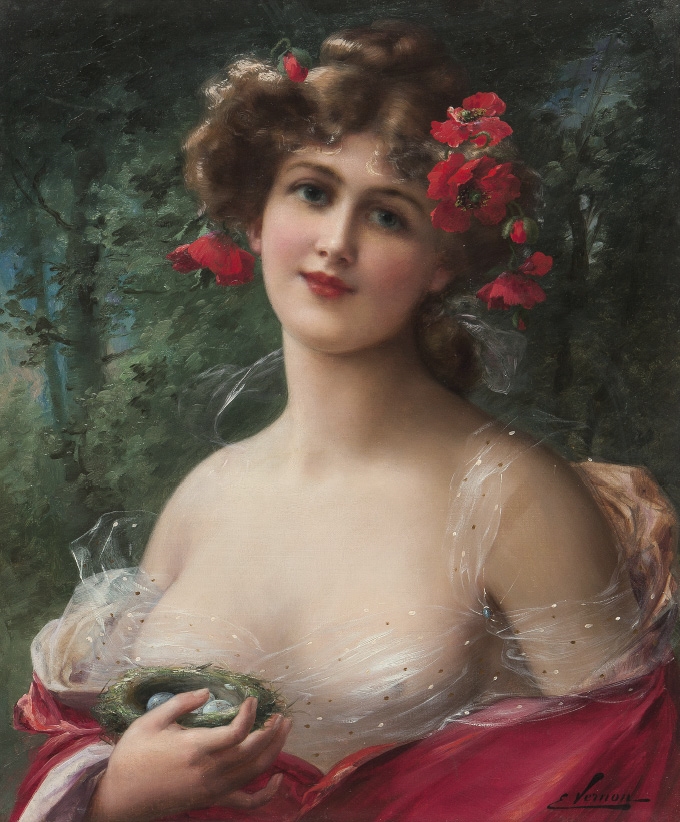 Woman by Émile Vernon